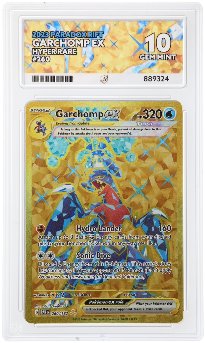 ACE 10 - Garchomp ex - 260/182 - Paradox Rift - Pokemon