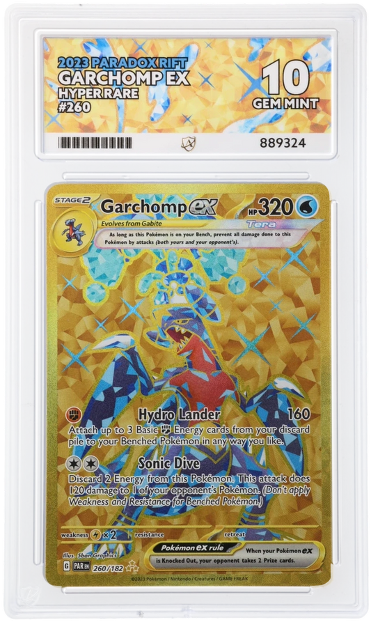 ACE 10 - Garchomp ex - 260/182 - Paradox Rift - Pokemon