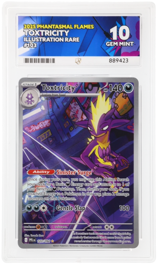ACE 10 - Toxtricity - 103/094 - Phantasmal Flames - Pokemon
