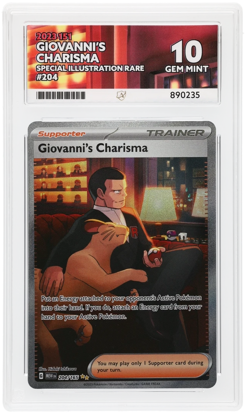 ACE 10 - Giovanni's Charisma - 204/165 - 151 - Pokemon