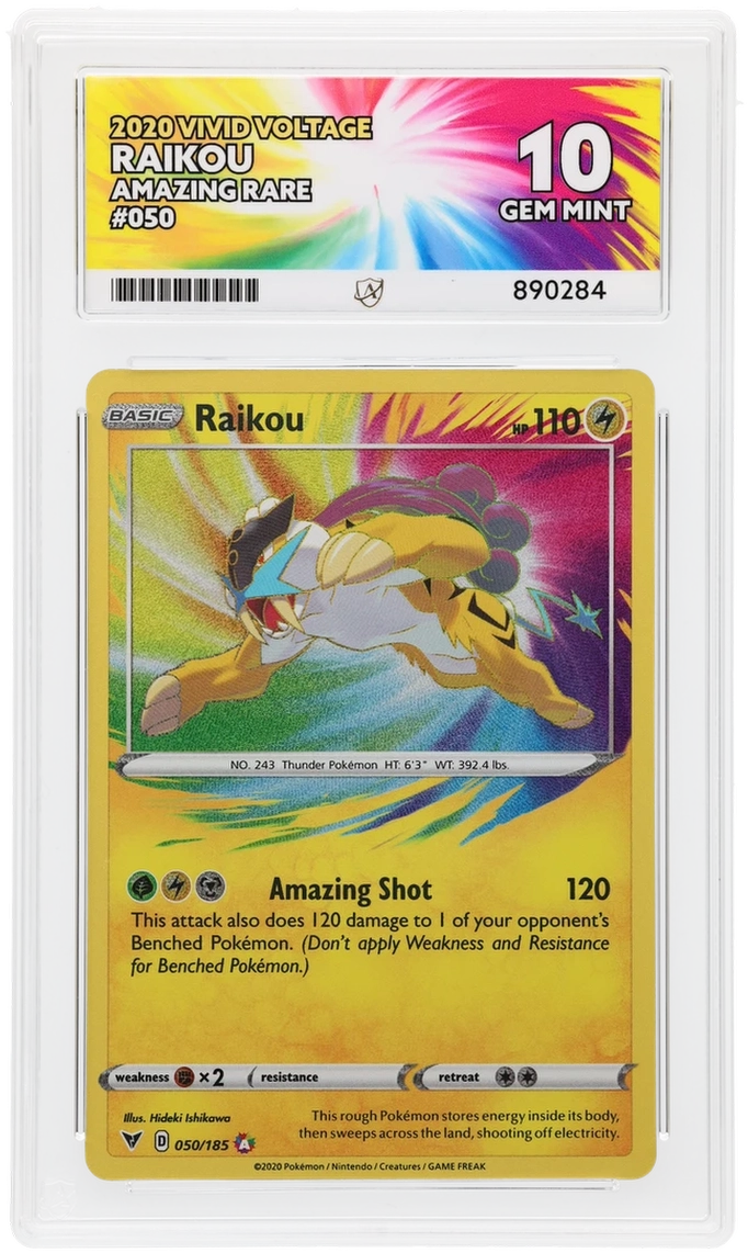 ACE 10 - Raikou - 050/185 - Vivid Voltage - Pokemon