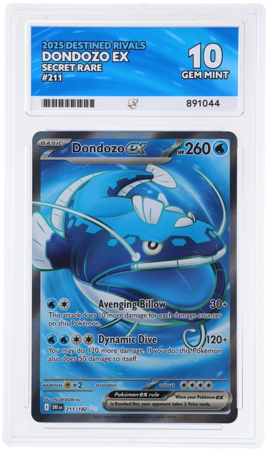 ACE 10 - Dondozo ex - 211/182 - Destined Rivals - Pokemon