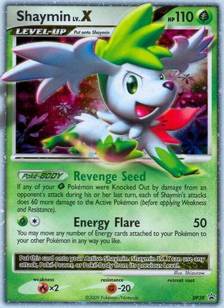 Shaymin LV.X DP39/56 - DP Black Star Promos Holofoil