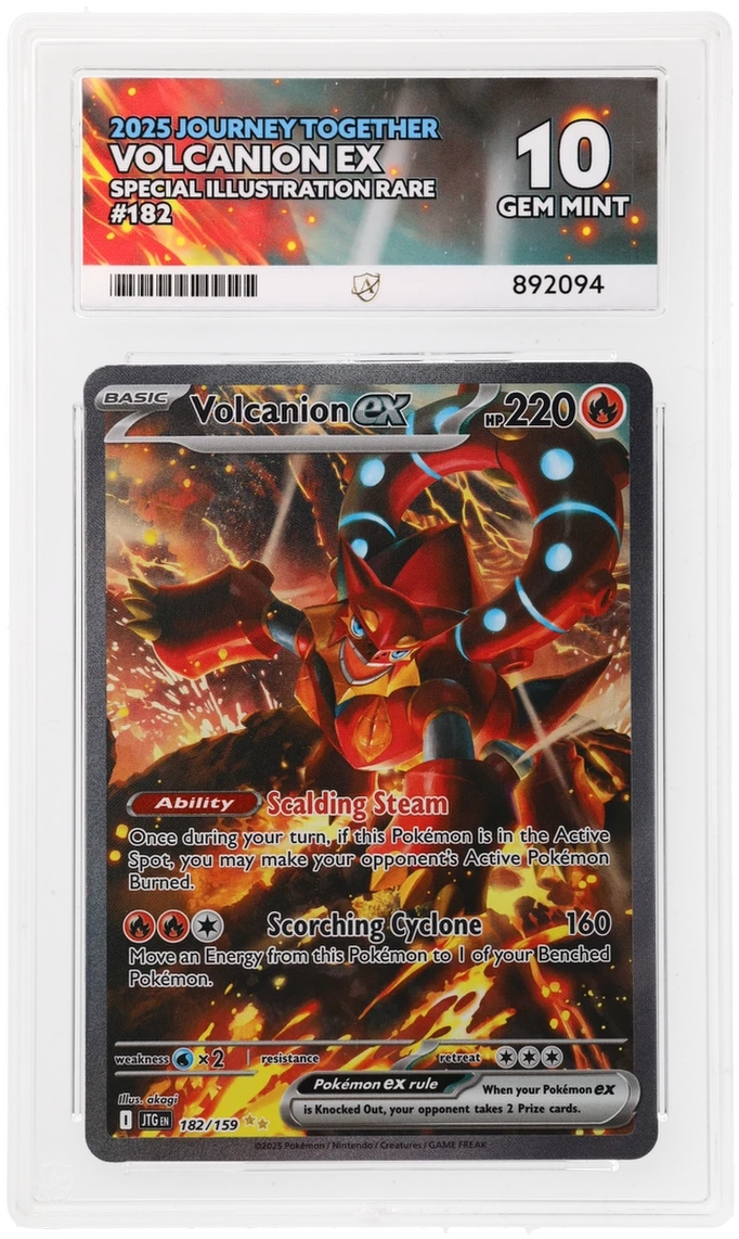 ACE 10 - Volcanion ex - 182/159 - Journey Together - Pokemon