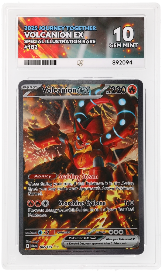 ACE 10 - Volcanion ex - 182/159 - Journey Together - Pokemon