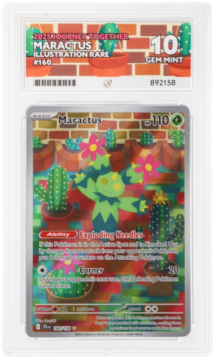 ACE 10 - Maractus - 160/159 - Journey Together - Pokemon