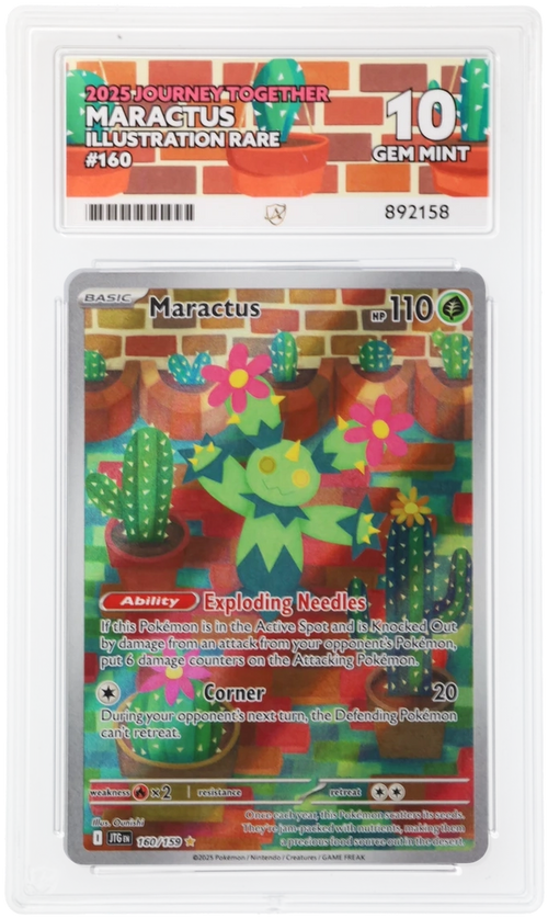 ACE 10 - Maractus - 160/159 - Journey Together - Pokemon