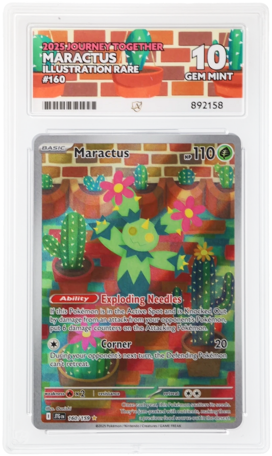 ACE 10 - Maractus - 160/159 - Journey Together - Pokemon