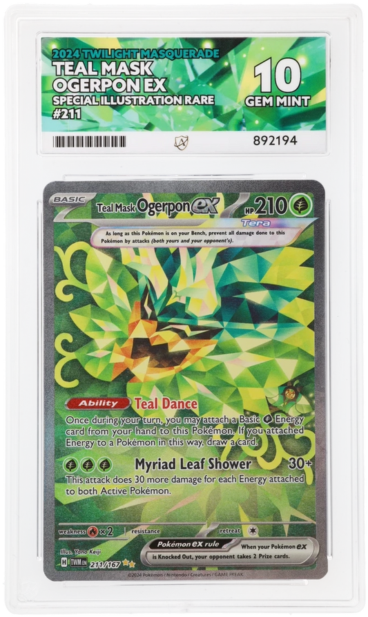 ACE 10 - Teal Mask Ogerpon ex - 211/167 - Twilight Masquerade - Pokemon
