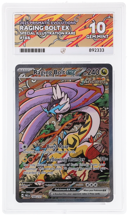 ACE 10 - Raging Bolt ex - 166/131 - Prismatic Evolutions - Pokemon