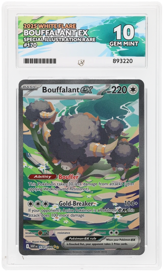 ACE 10 - Bouffalant ex - 170/086 - White Flare - Pokemon