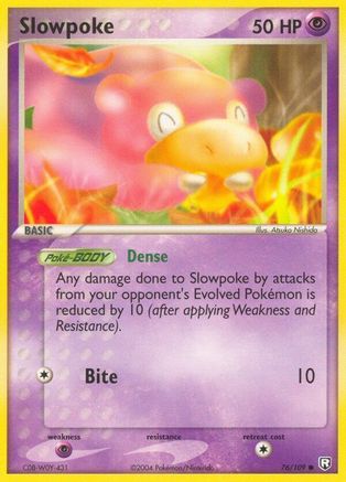 Slowpoke 76/109 - Team Rocket Returns Reverse Holofoil