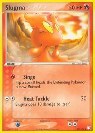 Slugma 77/109 - Team Rocket Returns Reverse Holofoil
