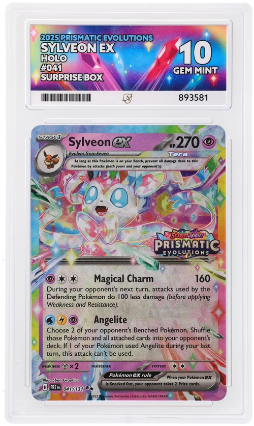 ACE 10 - Sylveon ex - 041/131 - Prismatic Evolutions - Surprise Box - Pokemon