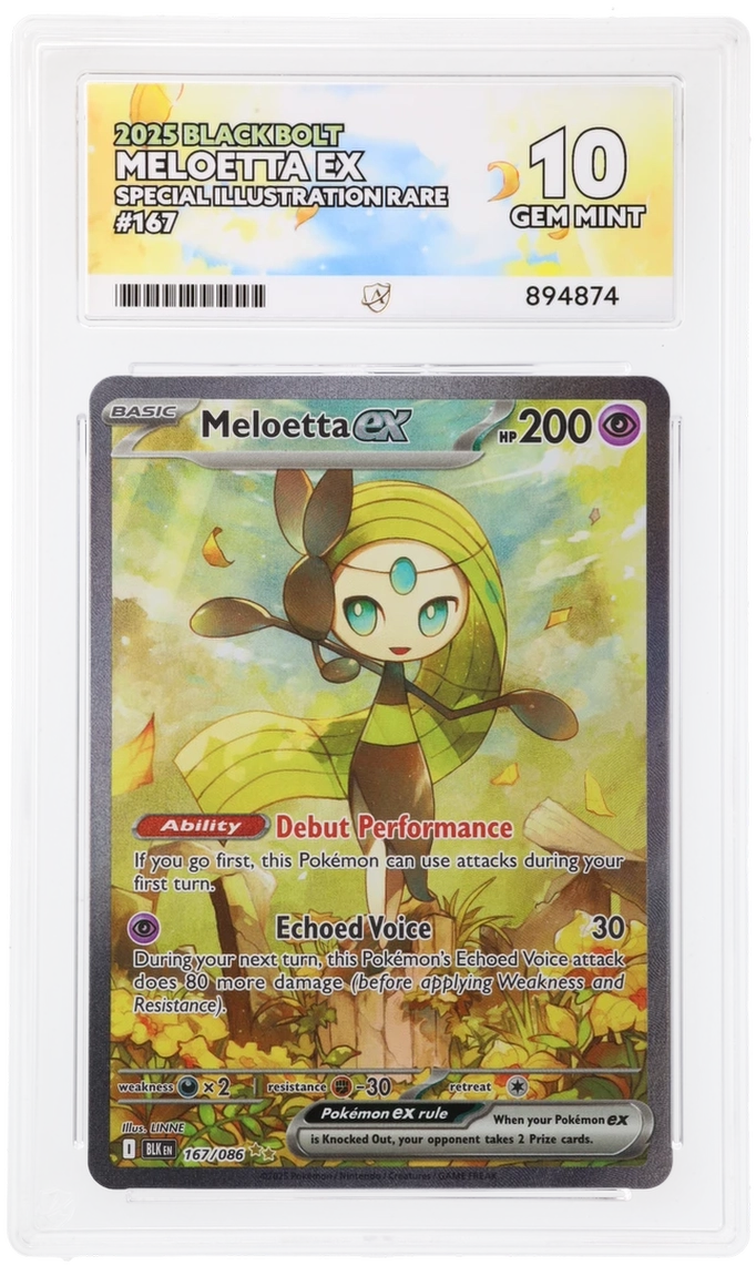 ACE 10 - Meloetta ex - 167/086 - Black Bolt - Pokemon