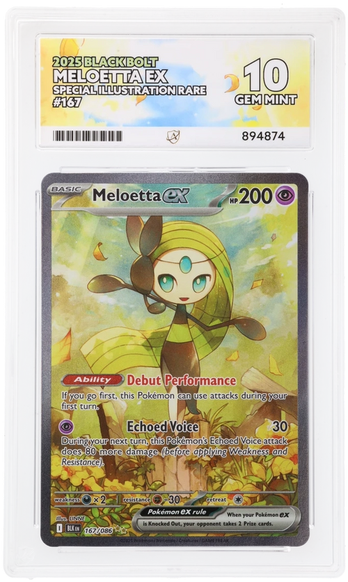 ACE 10 - Meloetta ex - 167/086 - Black Bolt - Pokemon