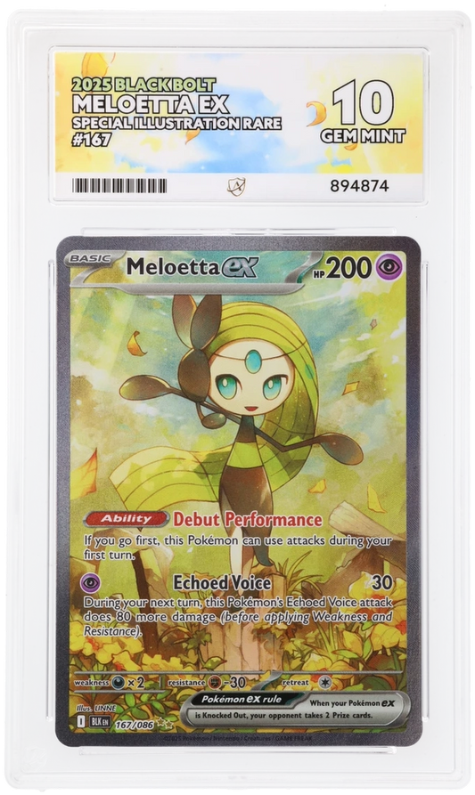 ACE 10 - Meloetta ex - 167/086 - Black Bolt - Pokemon