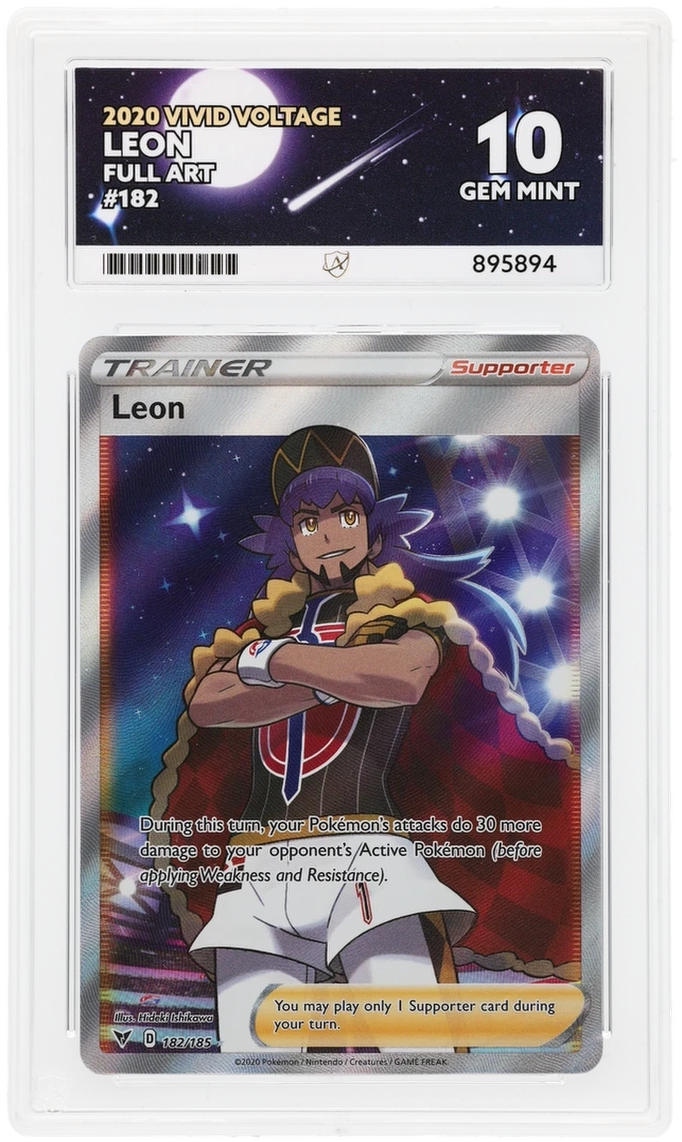 ACE 10 - Leon - 182/185 - Vivid Voltage - Pokemon