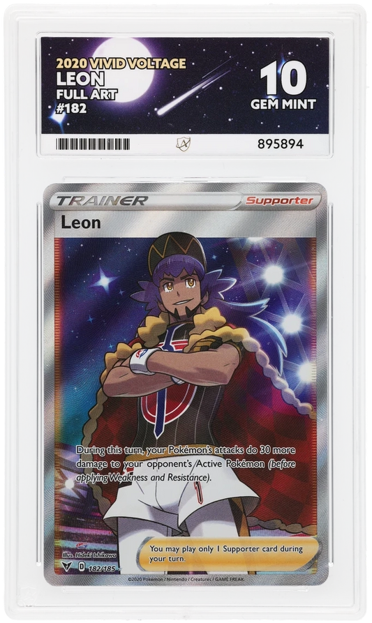ACE 10 - Leon - 182/185 - Vivid Voltage - Pokemon
