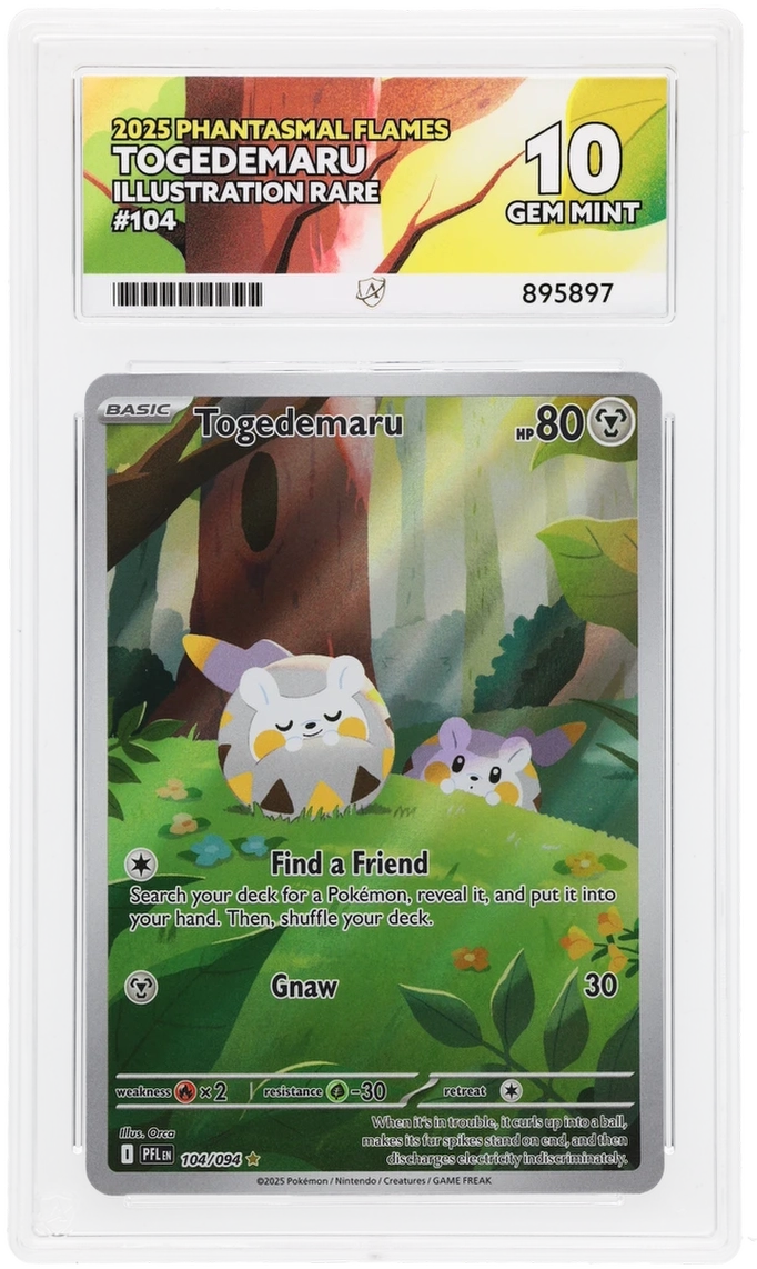 ACE 10 - Togedemaru - 104/094 - Phantasmal Flames - Pokemon