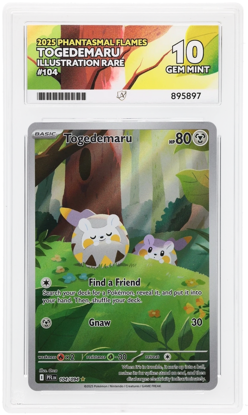 ACE 10 - Togedemaru - 104/094 - Phantasmal Flames - Pokemon