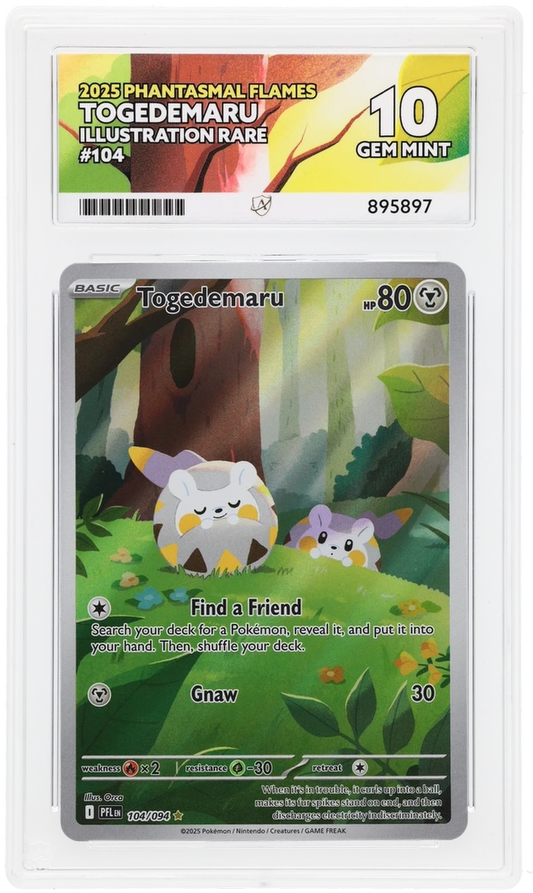 ACE 10 - Togedemaru - 104/094 - Phantasmal Flames - Pokemon