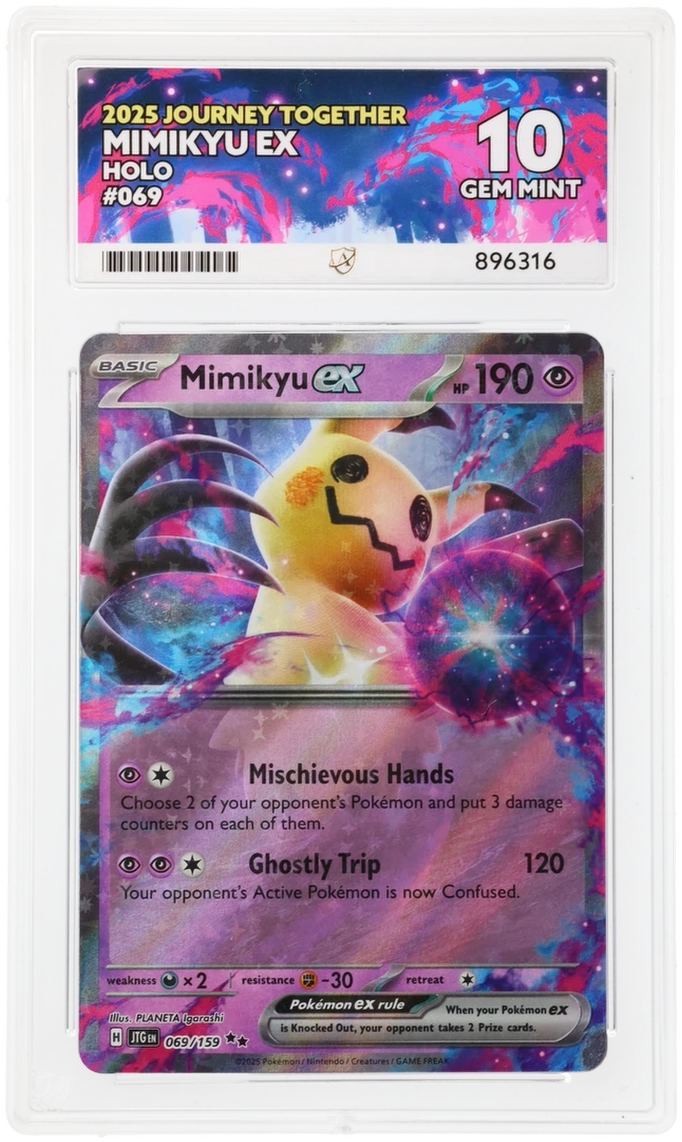 ACE 10 - Mimikyu ex - 069/159 - Journey Together - Pokemon