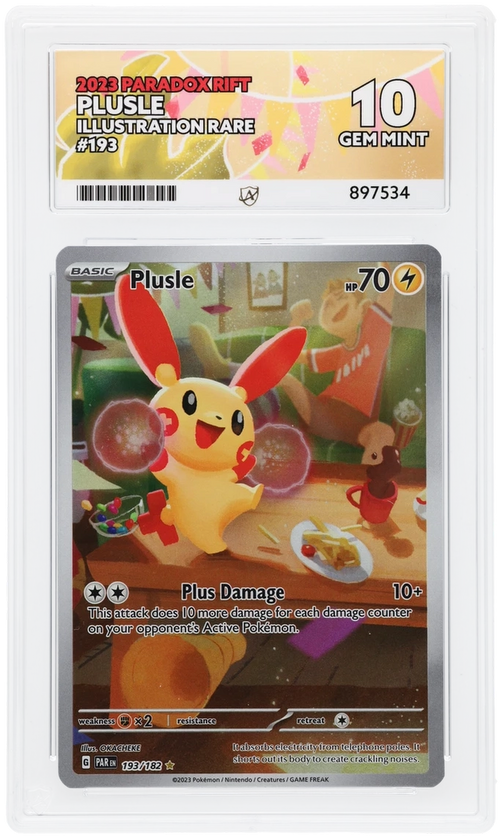 ACE 10 - Plusle - 193/182 - Paradox Rift - Pokemon