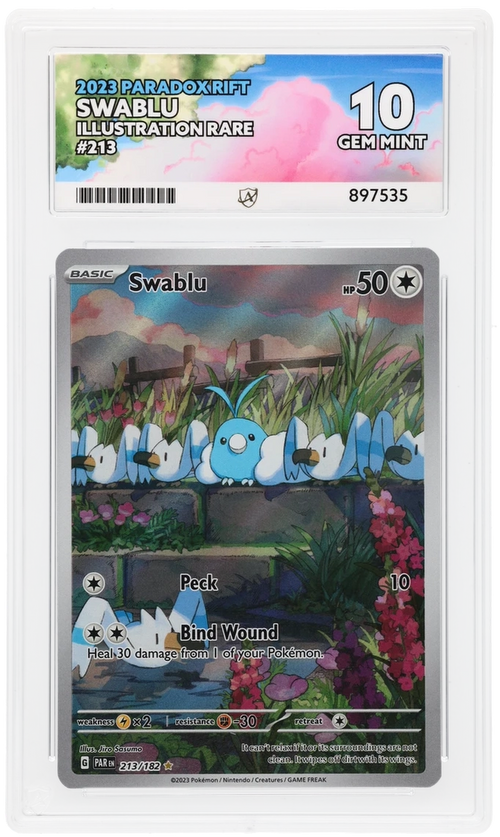 ACE 10 - Swablu - 213/182 - Paradox Rift - Pokemon
