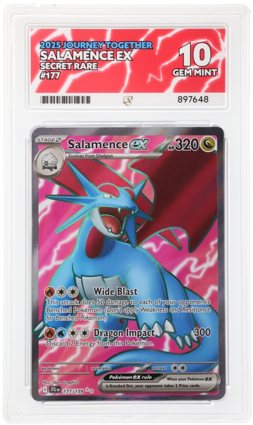 ACE 10 - Salamence ex - 177/159 - Journey Together - Pokemon