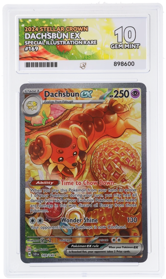 ACE 10 - Dachsbun ex - 169/142 - Stellar Crown - Pokemon