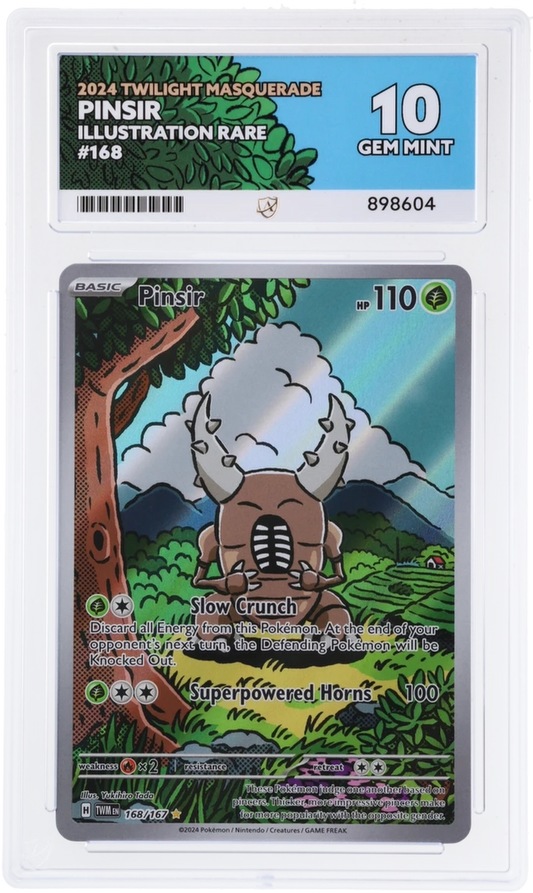 ACE 10 - Pinsir - 168/167 - Twilight Masquerade - Pokemon