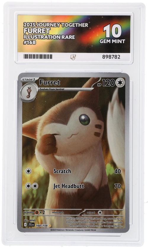 ACE 10 - Furret - 168/159 - Journey Together - Pokemon