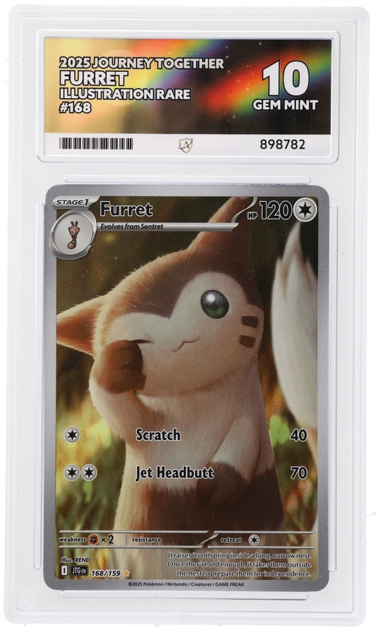 ACE 10 - Furret - 168/159 - Journey Together - Pokemon