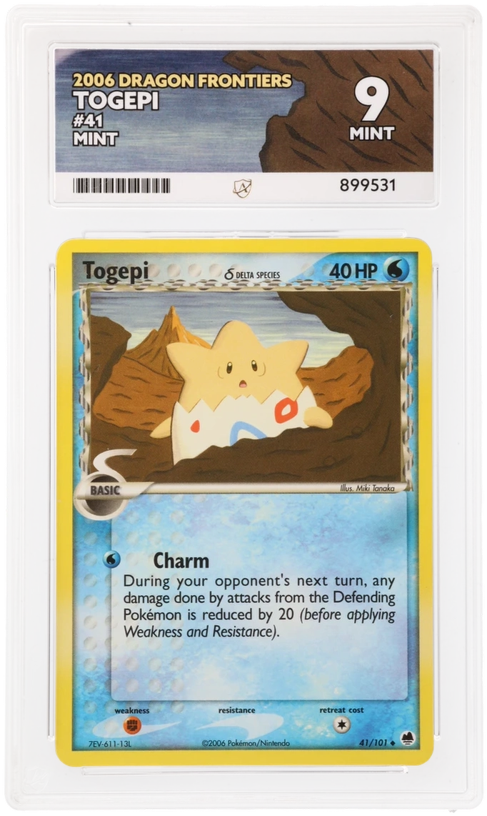 ACE 9 - Togepi - 41/101 - Dragon Frontiers - Pokemon - front