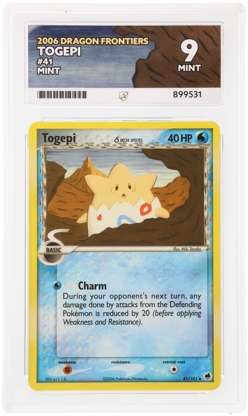 ACE 9 - Togepi - 41/101 - Dragon Frontiers - Pokemon - front