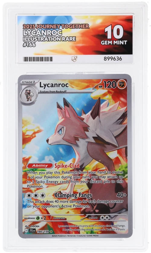 ACE 10 - Lycanroc - 166/159 - Journey Together - Pokemon