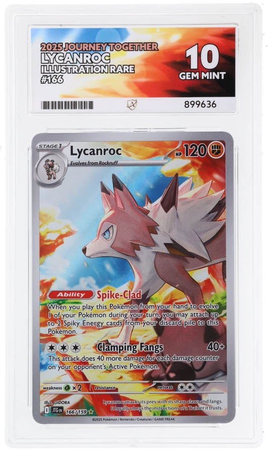 ACE 10 - Lycanroc - 166/159 - Journey Together - Pokemon
