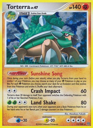 Torterra  LV.47 11/100 - Stormfront Holofoil