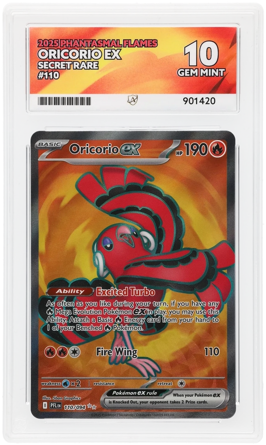 ACE 10 - Oricorio ex - 110/094 - Phantasmal Flames - Pokemon