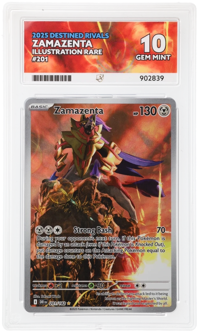 ACE 10 - Zamazenta - 201/182 - Destined Rivals - Pokemon