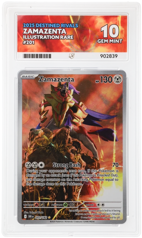 ACE 10 - Zamazenta - 201/182 - Destined Rivals - Pokemon