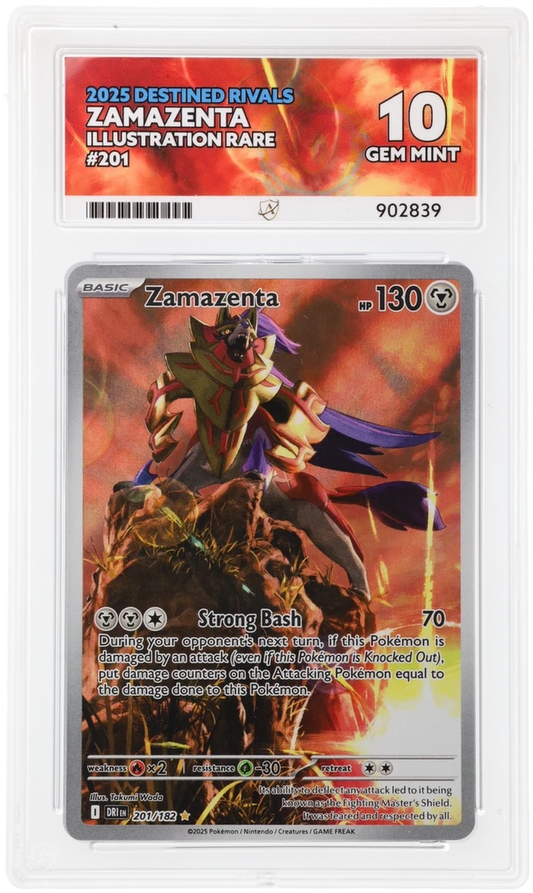 ACE 10 - Zamazenta - 201/182 - Destined Rivals - Pokemon