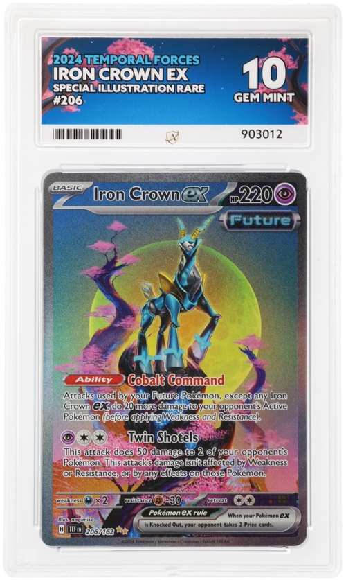 ACE 10 - Iron Crown ex - 206/162 - Temporal Forces - Pokemon