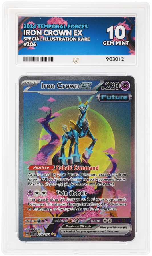 ACE 10 - Iron Crown ex - 206/162 - Temporal Forces - Pokemon