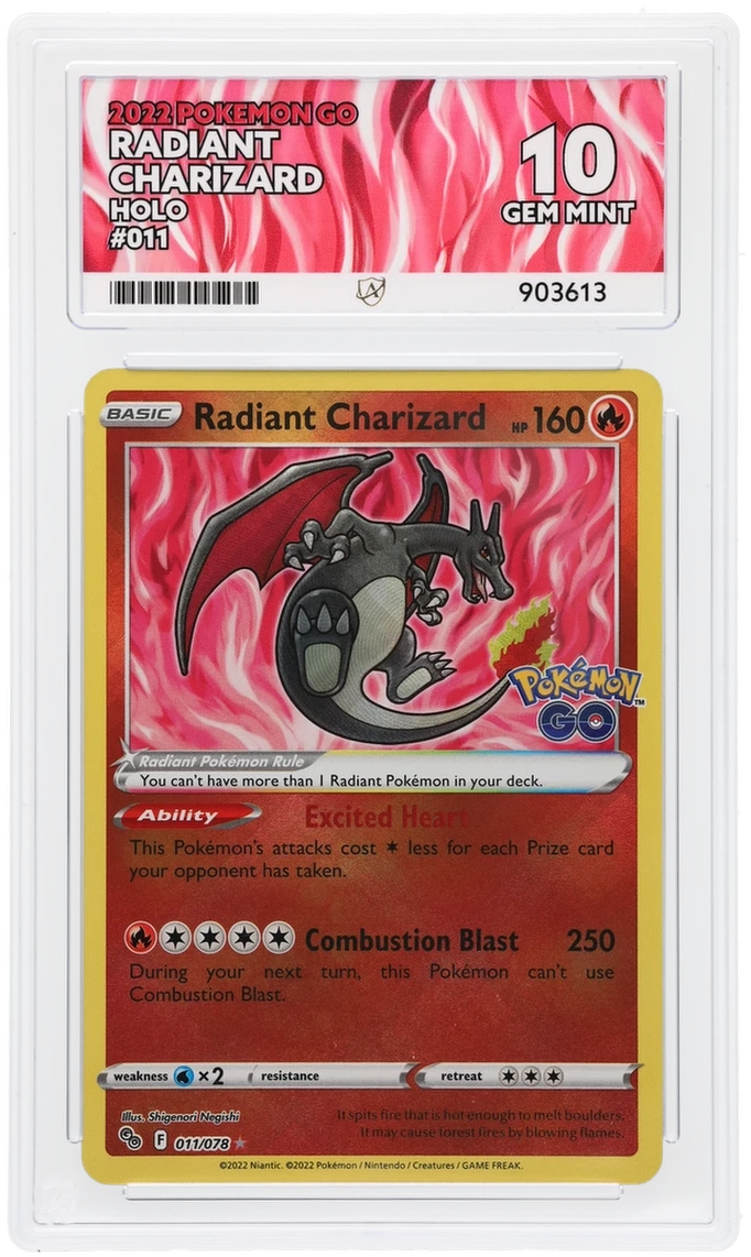 ACE 10 - Radiant Charizard - 011/078 - Pokemon GO - Pokemon