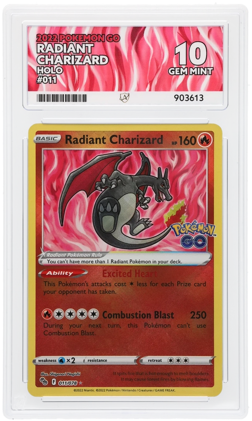 ACE 10 - Radiant Charizard - 011/078 - Pokemon GO - Pokemon