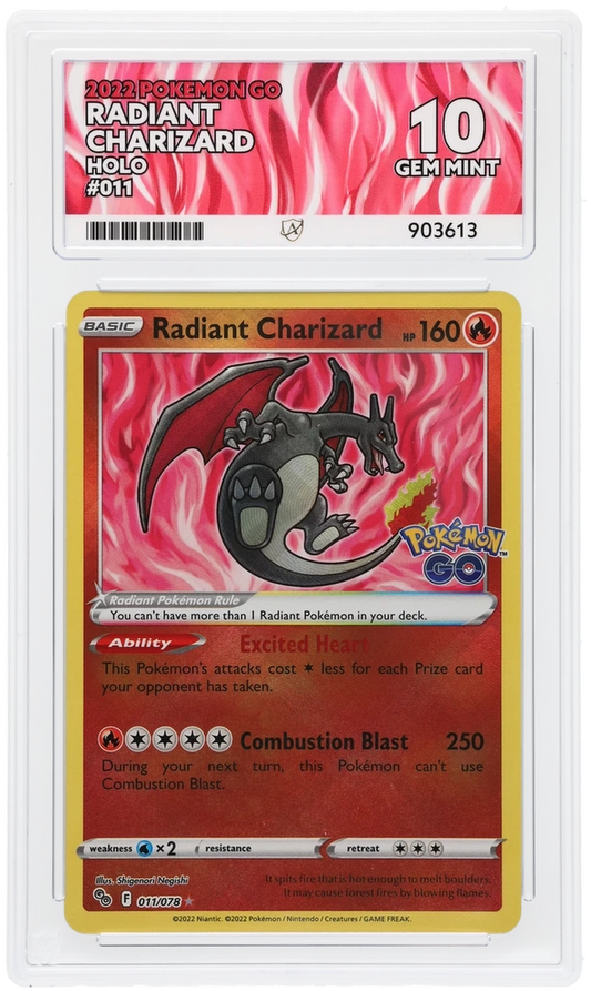 ACE 10 - Radiant Charizard - 011/078 - Pokemon GO - Pokemon