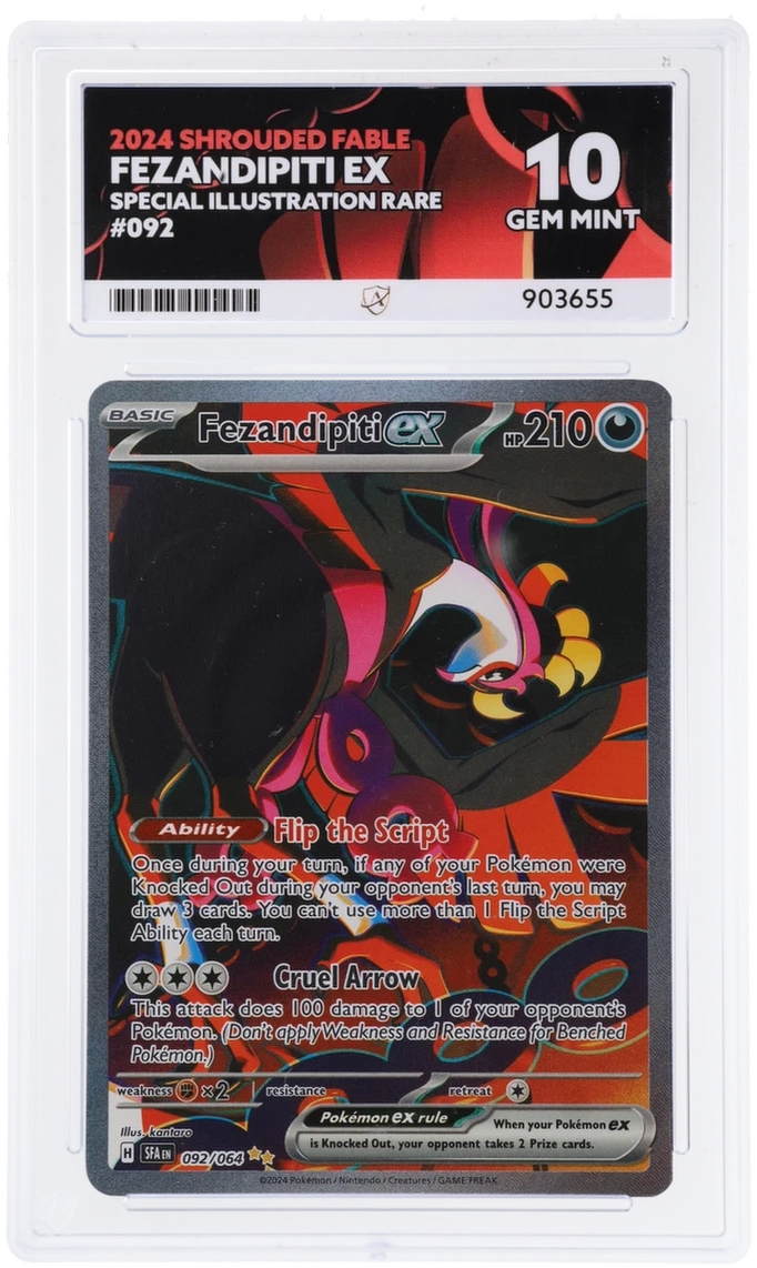 ACE 10 - Fezandipiti ex - 092/064 - Shrouded Fable - Pokemon