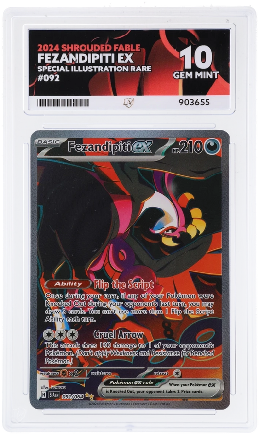 ACE 10 - Fezandipiti ex - 092/064 - Shrouded Fable - Pokemon